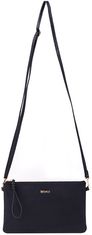 Dámska kožená crossbody kabelka 50532 black