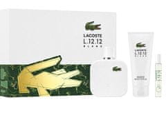 Lacoste Eau De Lacoste L.12.12 Blanc - EDT 100 ml + sprchový gel 100 ml + EDT 7,5 ml