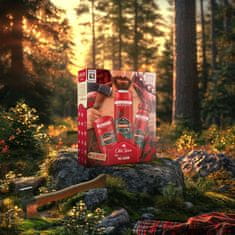 Old Spice Bearglove Lumberjack Sada s dezodorantom v spreji 150 ml, tuhým dezodorantom 50 ml a sprchovým gélom 250 ml