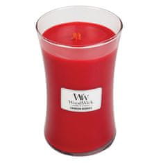 Woodwick Vonná sviečka váza Crimson Berries 609 g