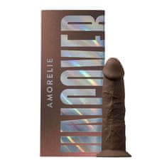 Amorelie Amorelie UNCOVER Dawn Dildo 15,4 cm (Espresso), super realistické dildo