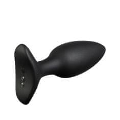 Lovense Lovense Hush 2 Butt Plug Medium 45mm APP (Black), vibračný análny kolík