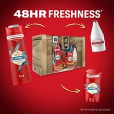 Old Spice darčeková sada s tuhým dezodorantom 50 ml, sprchovým gélom Deep Sea 250 ml a vodou po holení Captain 100 ml