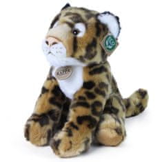 Rappa Plyšový leopard sediaci 30 cm ECO-FRIENDLY