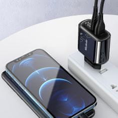 Mcdodo MCDODO RÝCHLA NABÍJAČKA TELEFÓNOV 2X USB USB-C PD 20W METER