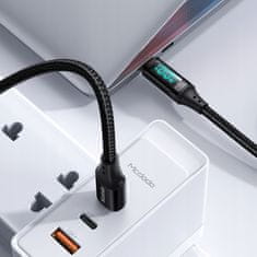 Mcdodo MCDODO KÁBEL S DISPLEJOM USB-C RÝCHLE NABÍJANIE USB TYP C 5A 100W 1M