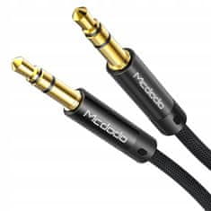 Mcdodo MCDODO MINI JACK 3,5 MM STEREO KONEKTOR AUX AUDIO KÁBEL NAPÁJANIE 1 M