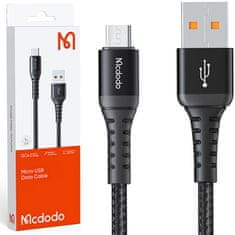 Mcdodo MCDODO KRÁTKY MICRO USB KÁBEL RÝCHLEHO NABÍJANIA PRE SAMSUNG QUICK CHARGE 4.0