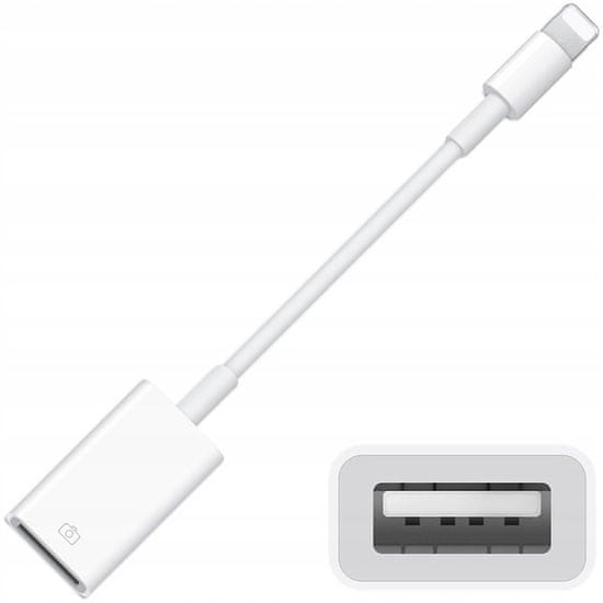 CO2 CO2 ADAPTÉR USB OTG USB-A KÁBEL PENDRIVE NA LIGHTNING IPHONE IPAD