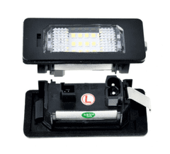 CO2 SADA LED OSVETLENIA EVIDENČNÉHO ČÍSLA, AUTOTUNE, PRE BMW E82 RADU 1, E88 RADU 1, E90 RADU 3, E91 RADU 3, E92 RADU 3, E93 RADU 3, E39 RADU 5, E60 RADU 5, E61 RADU 5, X5 E70, X6 E71, X6 E7