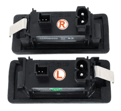 CO2 SADA LED OSVETLENIA EVIDENČNÉHO ČÍSLA, AUTOTUNE, PRE BMW E82 RADU 1, E88 RADU 1, E90 RADU 3, E91 RADU 3, E92 RADU 3, E93 RADU 3, E39 RADU 5, E60 RADU 5, E61 RADU 5, X5 E70, X6 E71, X6 E7