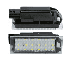 CO2 SÚPRAVA LED OSVETLENIA EVIDENČNÉHO ČÍSLA, AUTOTUNE, PRE RENAULT CLIO III, MASTER II, MEGANE II FL, MEGANE III LAGUNA II FL LAGUNA III TWINGO II