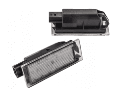 CO2 SÚPRAVA LED OSVETLENIA EVIDENČNÉHO ČÍSLA, AUTOTUNE, PRE RENAULT CLIO III, MASTER II, MEGANE II FL, MEGANE III LAGUNA II FL LAGUNA III TWINGO II