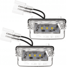 CO2 SADA LED OSVETLENIA EVIDENČNÉHO ČÍSLA, AUTOTUNE, PRE CITROEN BERLINGO I, BERLINGO II B9, C3 I, C3 PICASSO, C3 II, C4 I, C4 PICASSO, C5 I, C5 II, DS4, JUMPY IV, SAXO, SPACETOURER, XSARA I, XSARA I