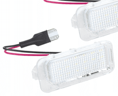 CO2 SADA LED OSVETLENIA EVIDENČNÉHO ČÍSLA, AUTOTUNE, PRE FORD C-MAX II , FIESTA VI , FOCUS II FL , II FL SEDAN , II FL TURNIER , III, III SEDAN, III TURNIER, GALAXY , GRAND C-MAX , KUGA I