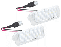 CO2 SADA LED OSVETLENIA EVIDENČNÉHO ČÍSLA, AUTOTUNE, PRE FORD C-MAX II , FIESTA VI , FOCUS II FL , II FL SEDAN , II FL TURNIER , III, III SEDAN, III TURNIER, GALAXY , GRAND C-MAX , KUGA I