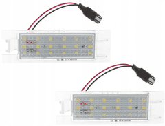 CO2 SÚPRAVA LED OSVETLENIA EVIDENČNÉHO ČÍSLA, AUTOTUNE, PRE OPEL VECTRA C SEDAN, TIGRA B TWINTOP, ASTRA III H, ASTRA IV J, CORSA C, CORSA D, INSIGNIA, ZAFIRA B