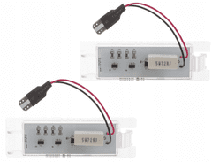 CO2 SÚPRAVA LED OSVETLENIA EVIDENČNÉHO ČÍSLA, AUTOTUNE, PRE OPEL VECTRA C SEDAN, TIGRA B TWINTOP, ASTRA III H, ASTRA IV J, CORSA C, CORSA D, INSIGNIA, ZAFIRA B