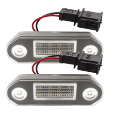 CO2 SÚPRAVA LED OSVETLENIA EVIDENČNÉHO ČÍSLA, AUTOTUNE, PRE ŠKODA OCTAVIA I, ŠKODA OCTAVIA I COMBI, VOLKSWAGEN GOLF III VARIANT, VOLKSWAGEN VENTO JETTA III