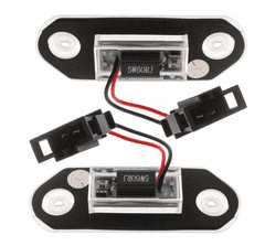 CO2 SÚPRAVA LED OSVETLENIA EVIDENČNÉHO ČÍSLA, AUTOTUNE, PRE ŠKODA OCTAVIA I, ŠKODA OCTAVIA I COMBI, VOLKSWAGEN GOLF III VARIANT, VOLKSWAGEN VENTO JETTA III