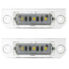 CO2 SADA LED OSVETLENIA EVIDENČNÉHO ČÍSLA, AUTOTUNE, PRE VW EOS, VW GOLF IV, VW GOLF V, VW GOLF VI, VW GOLF VII, VW PASSAT B6 SEDAN, VW PASSAT B7, VW PASSAT CC