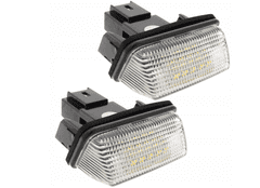 CO2 SADA LED OSVETLENIA EVIDENČNÉHO ČÍSLA, AUTOTUNE, PRE TOYOTA AURIS E15 FL (PO FACELIFTE), TOYOTA AURIS KOMBI, TOYOTA AVENSIS, TOYOTA CAMRY, TOYOTA COROLLA E16, TOYOTA PRIUS C, TOYOTA VERSO,