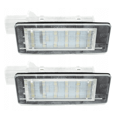 CO2 SÚPRAVA LED OSVETLENIA EVIDENČNÉHO ČÍSLA, AUTOTUNE, PRE RENAULT CAPTUR, RENAULT ESPACE IV, RENAULT FLUENCE, RENAULT MODUS FL, RENAULT SCENIC II, RENAULT SCENIC III