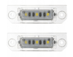 CO2 SADA LED OSVETLENIA EVIDENČNÉHO ČÍSLA, AUTOTUNE, PRE VW EOS, VW GOLF IV, VW GOLF V, VW GOLF VI, VW GOLF VII, VW PASSAT B6 SEDAN, VW PASSAT B7, VW PASSAT CC