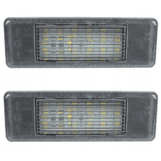 CO2 SADA LED OSVETLENIA EVIDENČNÉHO ČÍSLA, AUTOTUNE, PRE NISSAN JUKE (F15), NISSAN NV200 / EVALIA BUS, NISSAN NV200, NISSAN QASHQAI / QASHQAI +2 I, NISSAN QASHQAI II SUV, NISSAN X-TRAIL (T31)