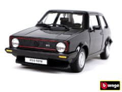 Burago B 1:24 Volkswagen Golf MK1 GTI čierna 18-21089