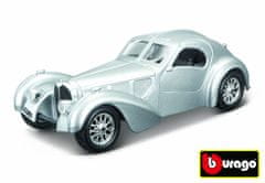 BBurago 1:24 Bugatti Atlantic strieborná