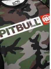 PitBull West Coast PitBull West Coast Rashguard Cross Camo s dlhým rukávom - camo zeleny