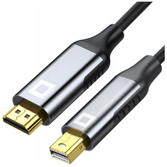 CO2 CO2 MINI DISPLAYPORT HDMI 2.1 KÁBEL MINI DP HD 240HZ 8K 60HZ HDR 1M