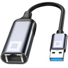 CO2 CO2 ADAPTÉR USB-A ETHERNETOVÝ ADAPTÉR SIEŤOVÁ KARTA LAN GIGABIT RJ45 1000MBPS