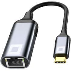 CO2 CO2 ADAPTÉR USB-C ETHERNETOVÝ ADAPTÉR SIEŤOVÁ KARTA LAN GIGABIT RJ45 1000MBPS