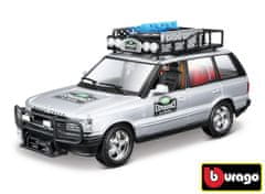 BBurago Range Rover strieborná 1:24