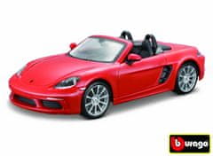 BBurago 1:24 Porsche 718 Boxster oranžová 18-21087