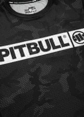 PitBull West Coast PitBull West Coast Tričko MESH Net Camo Hilltop II - čierne