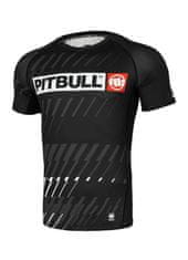 PitBull West Coast PitBull West Coast Rashguard Kr.sleeve Street Dog - čierny