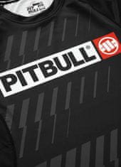 PitBull West Coast PitBull West Coast Rashguard Kr.sleeve Street Dog - čierny