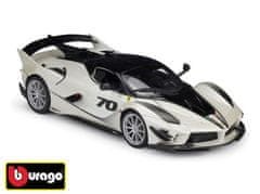 Burago B 1:18 Ferrari FXX-K EVO No.70 čierno-biele 18-16012