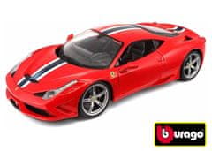 Maisto Bburago 1:18 Ferrari 458 Speciale Ferrari Race&Play červená 18-16002