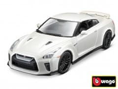 BBurago 1:24 Nissan GT-R Metallic biela 18-21082