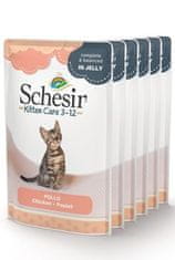 Schesir Cat vrecko Kitten kura 6X85g