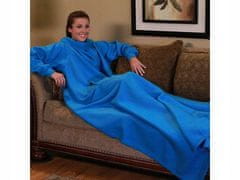 Verk  Fleecová TV deka s rukávmi Snuggie 180 x 140 cm modrá