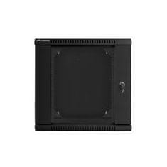 Lanberg RACK CABINET 19” DOUBLE-SECTION WALL-MOUNT 12U/600X600 (FLAT PACK) BLACK