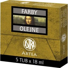 Astra ARTEA Olejová farba Profi 18ml,Burnt Umber / Hnedá Spálená, 83410968