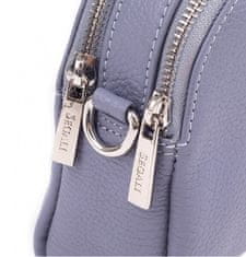 Dámska kožená crossbody kabelka 12 Lavender