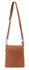 Dámska kožená crossbody kabelka 9060 cognac