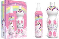 EP LINE Eau My Unicorn - tělový sprej 200 ml + sprchový gel a šampon 2v1 400 ml